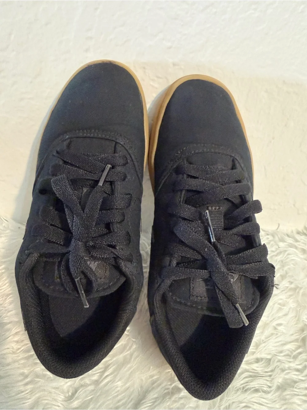 NIKE SKATEBOARDING CHECK CANVAS  905373-006 BLACK/BLACK-GUM LIGHT BROWN 4Y